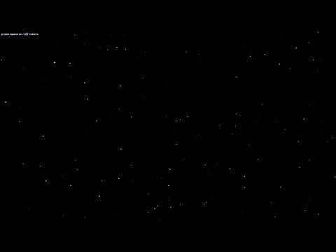 Simple Moving Stars/Space Background 2D || Raylib & Go
