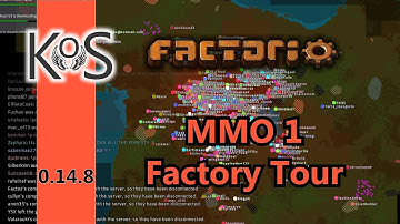 Factorio 0.14.8 Massive Multiplayer Event 1!  Factory Tour: Afternoon Build