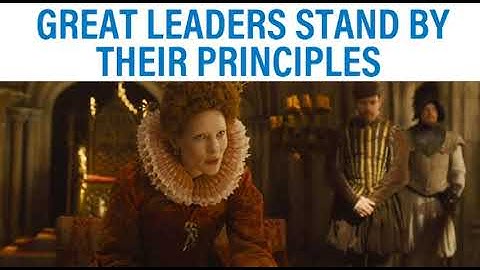 Great leaders stand by their principles