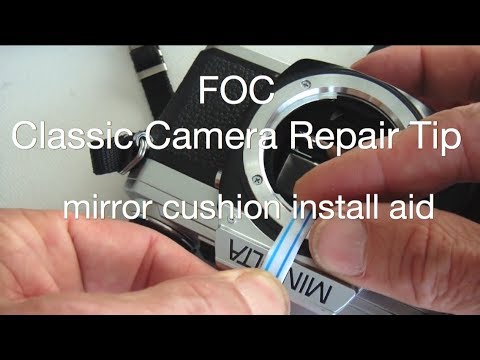 Fix Old Cameras: Minolta X-Series Mirror Cushion Repair Tip