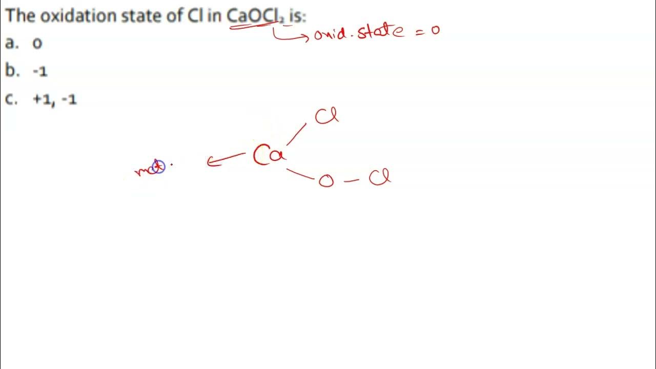 the-oxidation-state-of-cl-in-caocl2-is-youtube