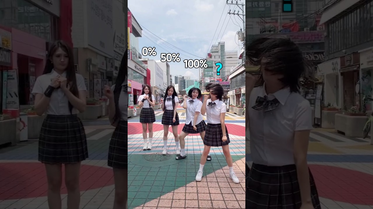 Trending K-pop dance challenge! What's her dance level? 😂