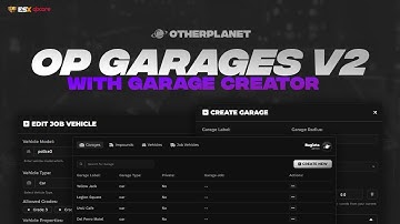 OP Garages V2 - FiveM Garage System & Creator [ESX/QB/QBOX]