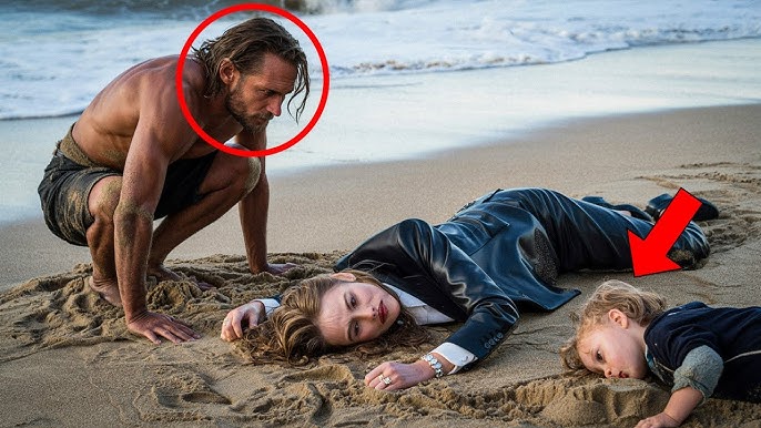 Homeless Man Finds a Billionaire Unconscious With Her Child Washed Ashore,  and Then... - YouTube