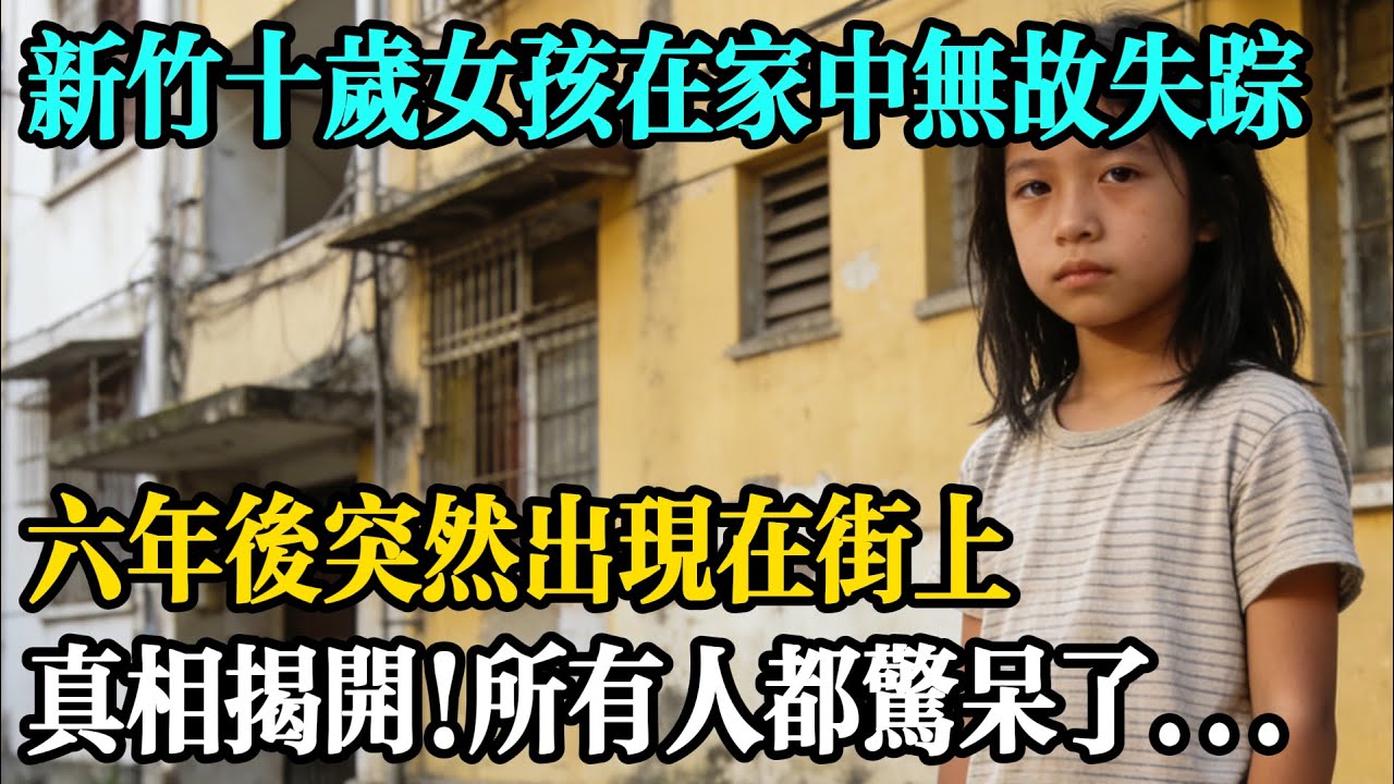 新竹十歲女孩在家中無故失蹤，六年後突然出現在街上，真相揭開，所有人都驚呆了