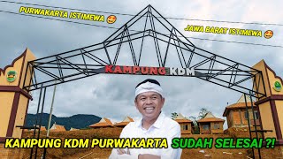 MANTAPP ‼️ KAMPUNG KDM PURWAKARTA SUDAH SELESAI PEMBANGUNAN 40 RUMAH PANGGUNG