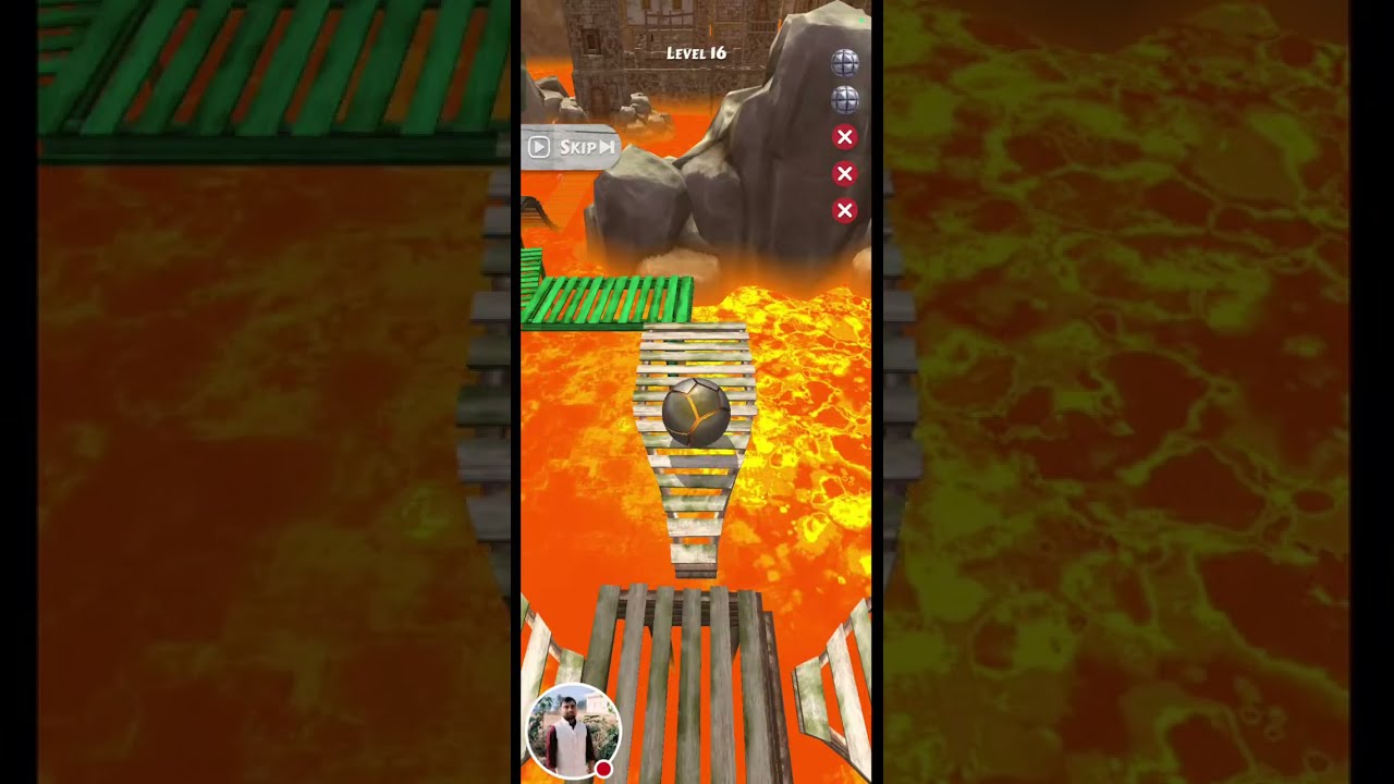op_gamer_rahul is live Ball rolling game mobile! Satisfying rolling ball game! 