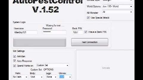Runescape AutoPestControl - PestControl Bot 2012 - Easy Setup