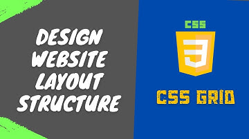 48. Design the sample Website Layout structure using CSS Grid Layout - CSS3