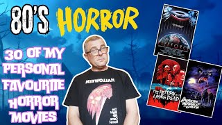 80s HORROR: 30 OF  MY PERSONAL FAVOURITE MOVIES 🎥👈🏻💿👈🏻