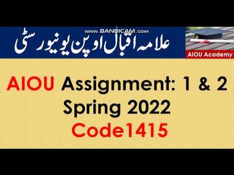 1415 solved assignment 2022