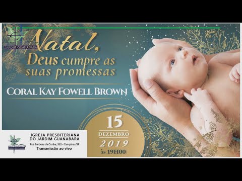 Cantata de Natal 2019: "Deus cumpre as suas promessas"