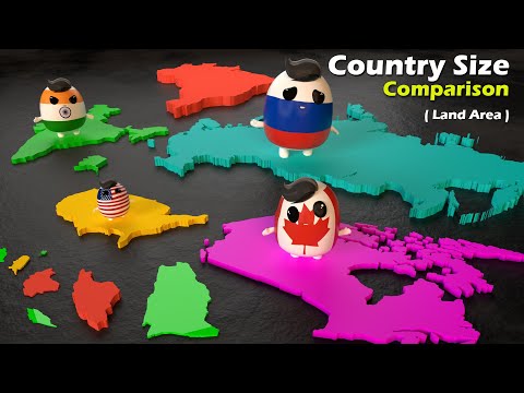 Countries size comparison