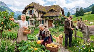 Discover The Most Peaceful Mountain Village  A Perfect Day Of Harvesting And Simple Life