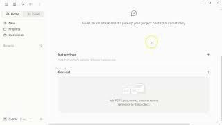 Create Claude Project
