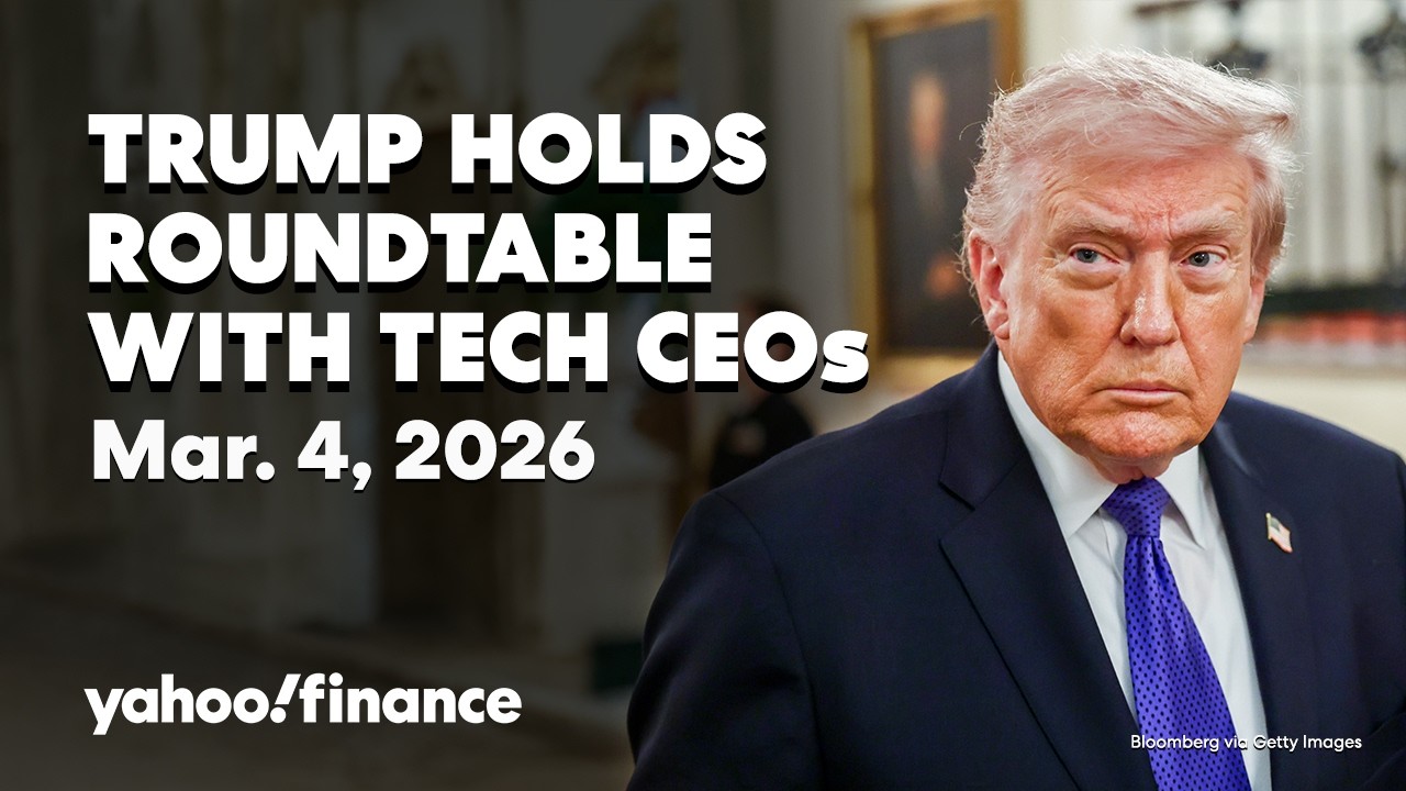 Trump hosts a round table with tech CEOs