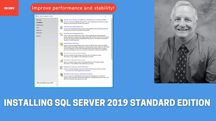 Installing SQL Server 2019 Standard Edition