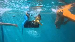 Mermaid Swim School in NYC with Sara Haines, GMA