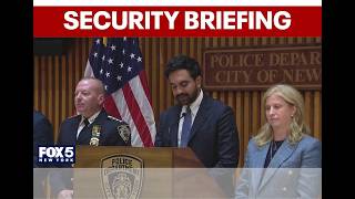 LIVE: Mamdani, Tisch security briefing ahead of UNGA