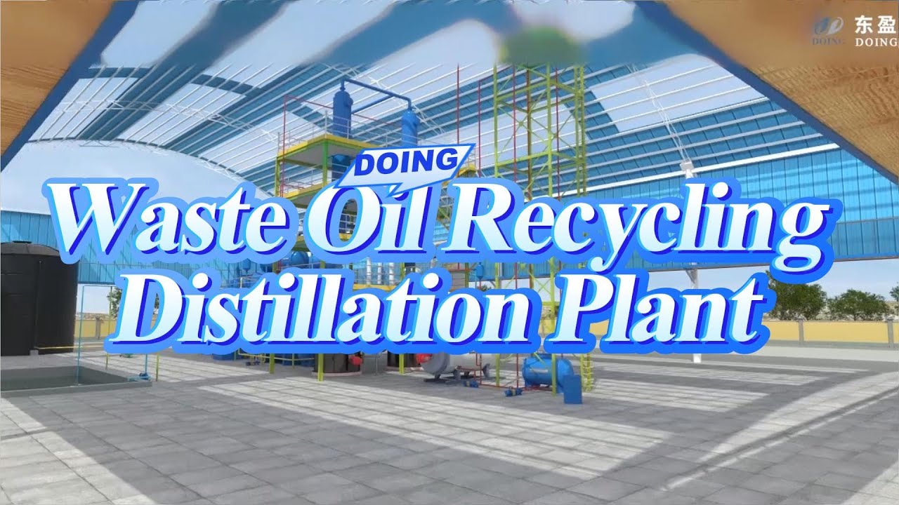 DOING Used Oil Recycling to Diesel #distillation #refinery Machine ...