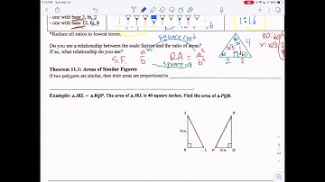 Ch 11 5: Areas of Similar Polygons