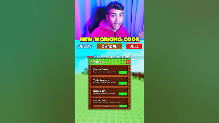 GROW A GARDEN NEW CODE 😱