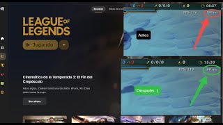 League of Legends LAN 187 ms, solición 2025