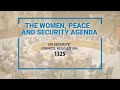 The women peace and security agenda