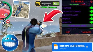 Rope Hero Vice Town Modmenu New Update Download Unlimited Gems And Money And Godmode Download