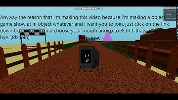 Object whatever Game Show