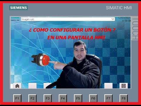 CURSO PANTALLA HMI TIA PORTAL 2/10❗️ ❗️ CONFIGURACION de el elemento BOTÓN TIA PORTAL???