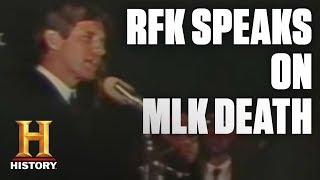 RFK Speaks After MLK Killed | Flashback | History screenshot 3
