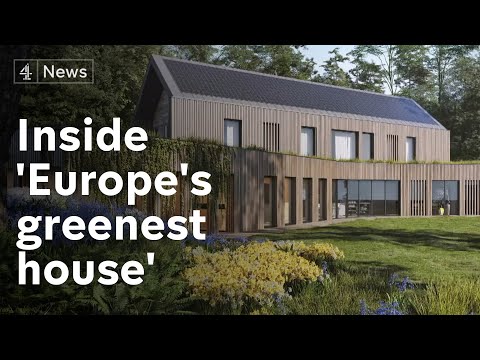 فيديو: منزل محايد الكربون مع مظهر عصري مثير للدهشة