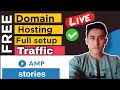 Free Domain & Hosting | web story full solution | Personal Domain setup in web story | make stories