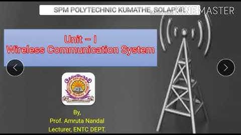 EJ5I-MWC-UNIT -1-| 1.3Mobile wireless system-Pager system | Lecture -4 #ej5i #mobilecommunication