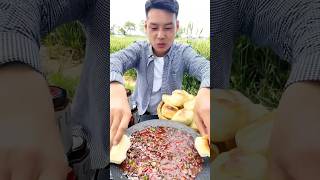 BREAKING buns like THIS?! 😳🌶️🥟 #shorts #gardening #farming #plants #garden #satisfying #process #wow