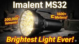Imalent MS32 - Worlds Brightest Light! 200,000 Lumens!