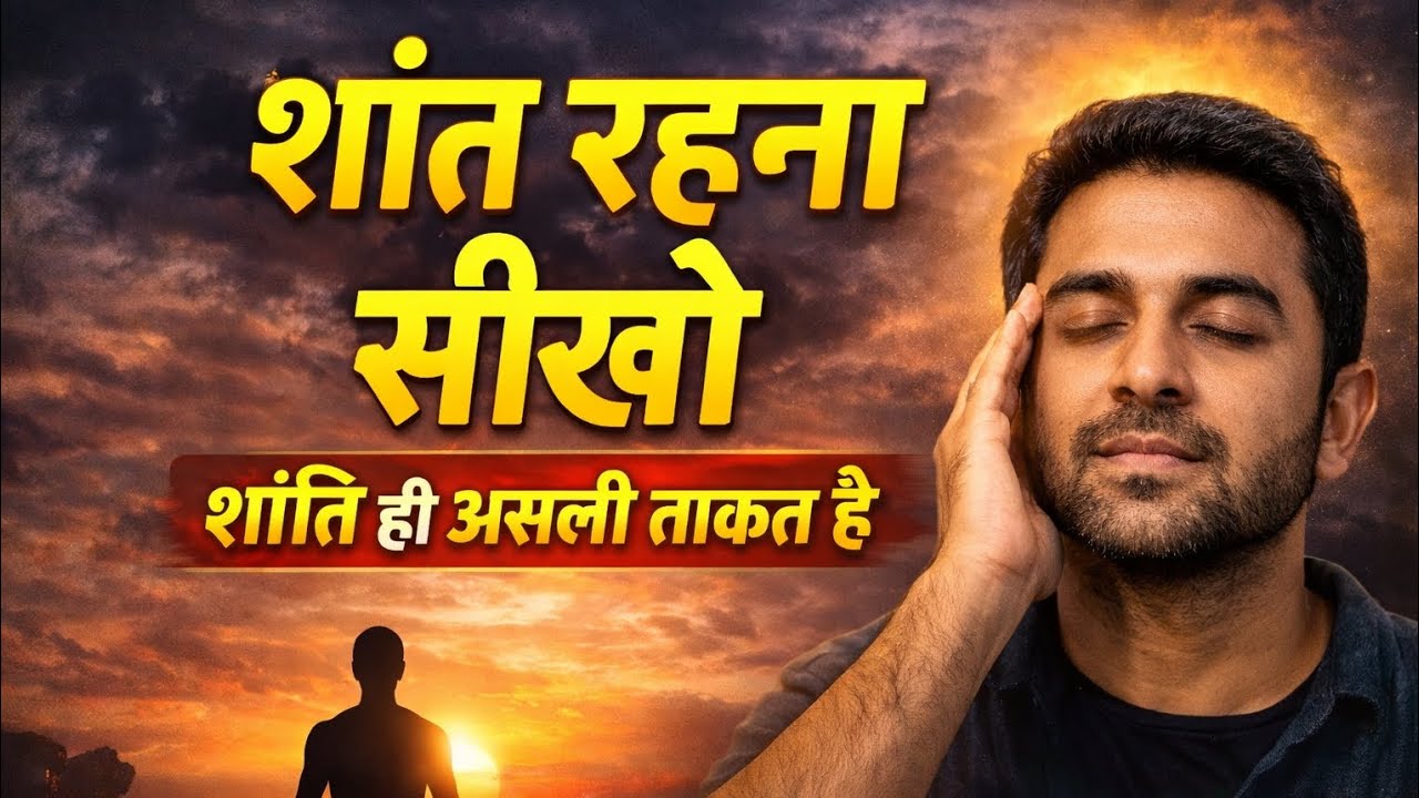 शांत रहना सीखो। Dixit gauri indian