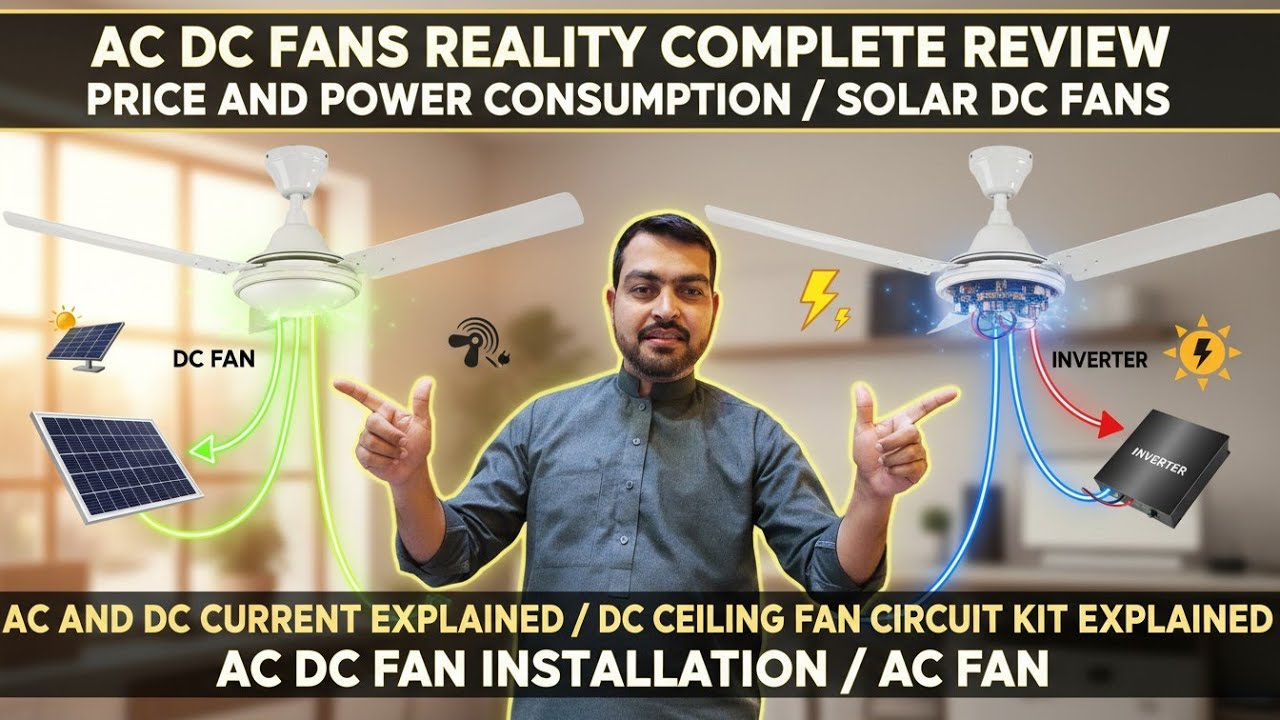 AC DC Fans Reality complete review Price and power consumption ! ac dc ...