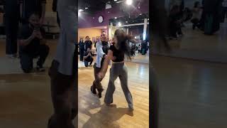 James &amp; Peiwei Cobo teaching in Philadelphia Salsa On2 Partnerwork #dance #salsadancing #salsa