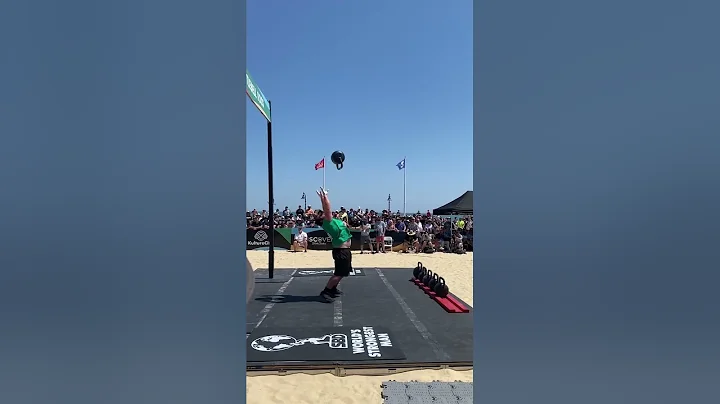 World’s Strongest Man 2023 - Semifinal - THOMAS EVANS - Kettlebell toss event