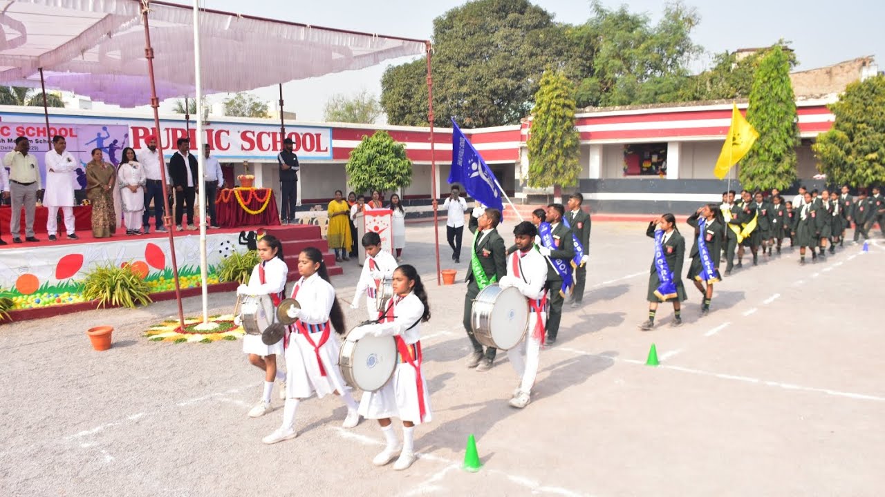 SPORT DAY 2024-25 || BHILAI PUBLIC SCHOOL CHIEF GUEST ENTRY WITH ARMY BAND  