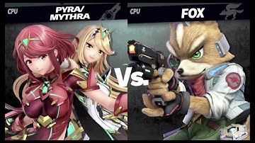 Super Smash Bros. Ultimate - Pyra/Mythra VS Fox
