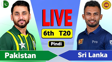 Pakistan vs Sri Lanka Live – 6th T20 Match | PAK vs SL Live Score & Commentary