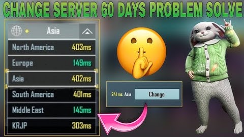 Pubg Server Change 60 Days How To Fix Server Lock Solution Pubg Mobile Server Lock Problem
