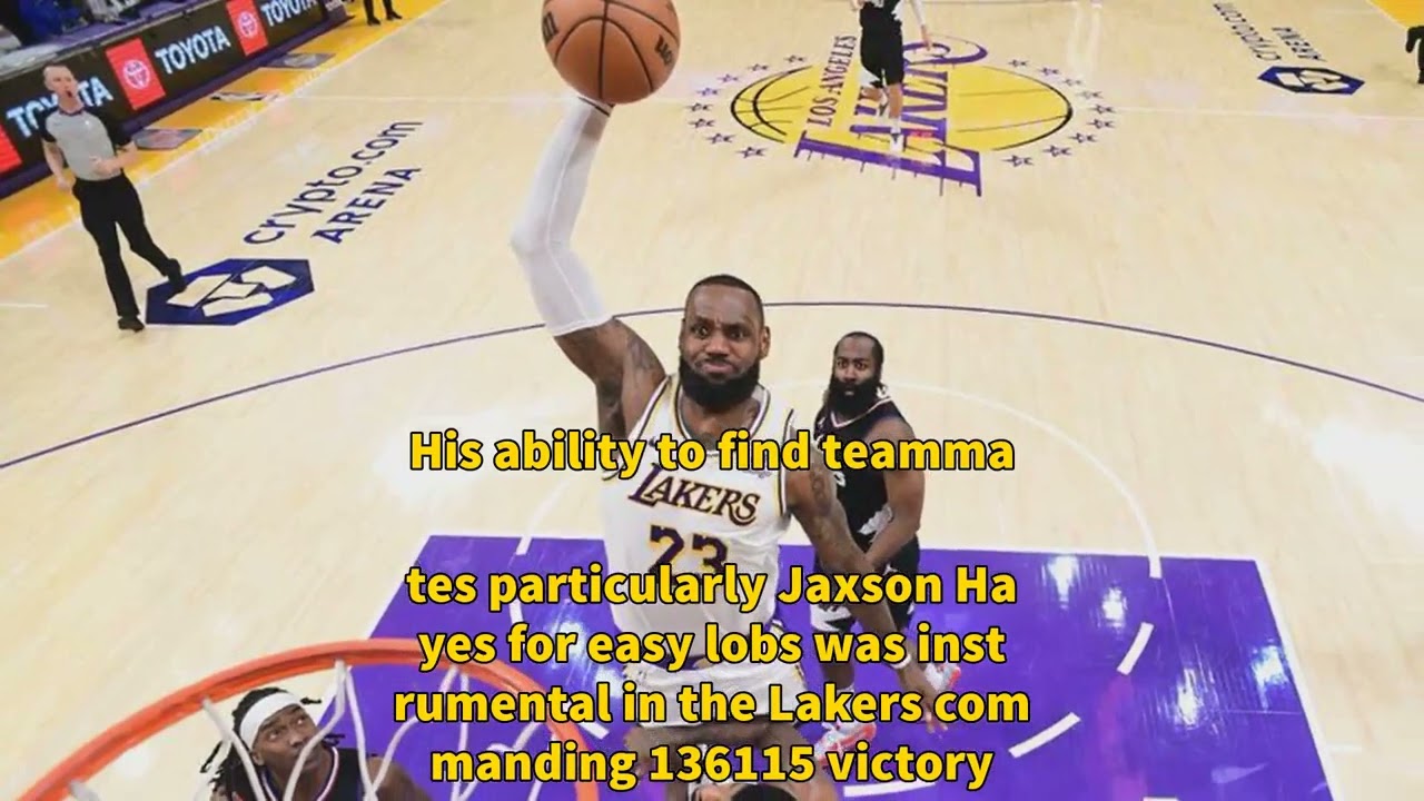 Basketball-
Lakers Extend Win Streak to 7 as LeBron Hits 50,000 Points!