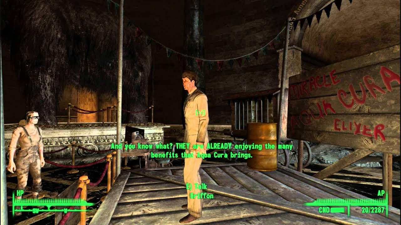 Fallout 3 The Amazing Aqua Cura! part 1 of 3 Griffon