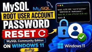 How to Reset MySQL Root User Password on Windows 11 | MySQL Community Edition | Aranga OG