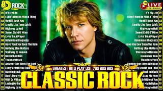 Top 100 Classic Rock Songs Of 80s 90s - Bon Jovi, Aerosmith, Queen, Guns N' Roses, Metallica, Queen