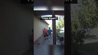 Annoying solicitors meet the wrong homeowner.